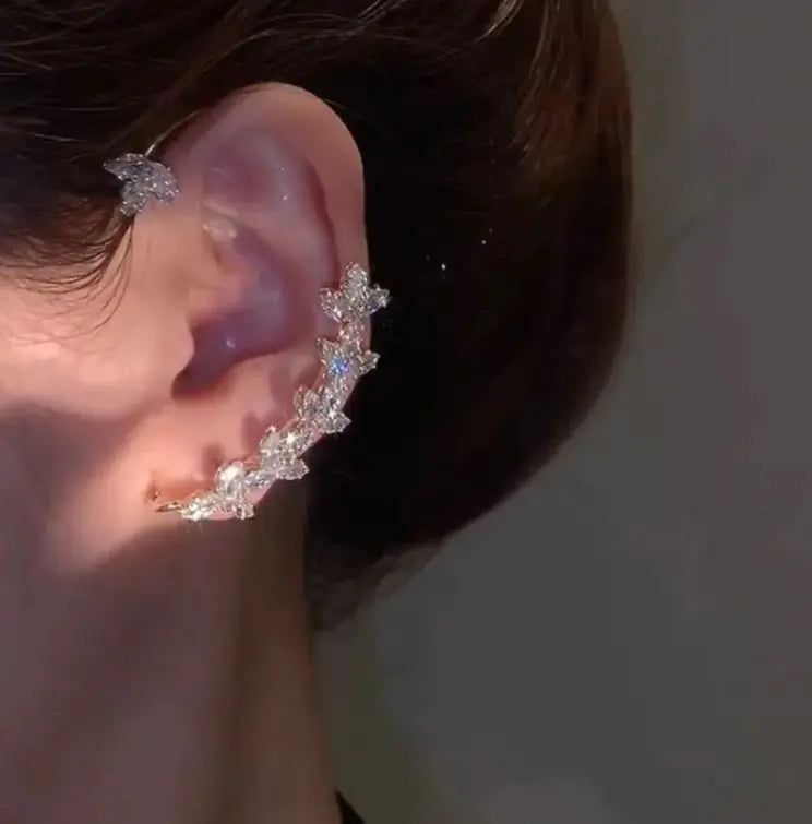 Zircon Wheat Temporary Earrings