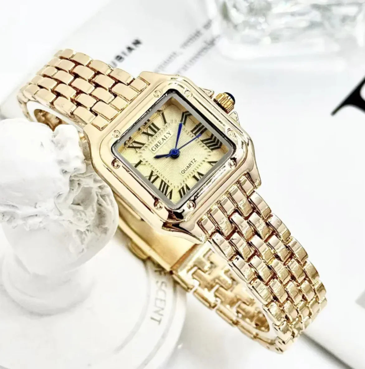 Retro Waterproof Diamond Watch