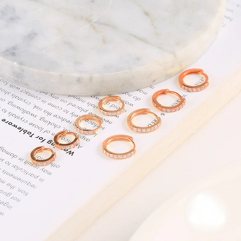 Gold, Silver, Rose Gold Small Stud Earrings