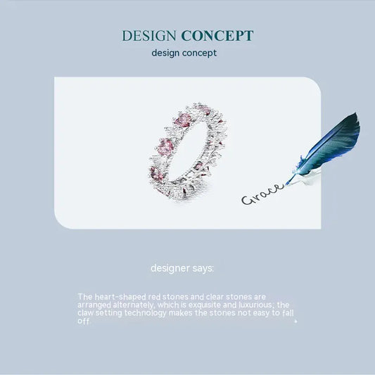 Silver Ziyun Bright Heart Ring