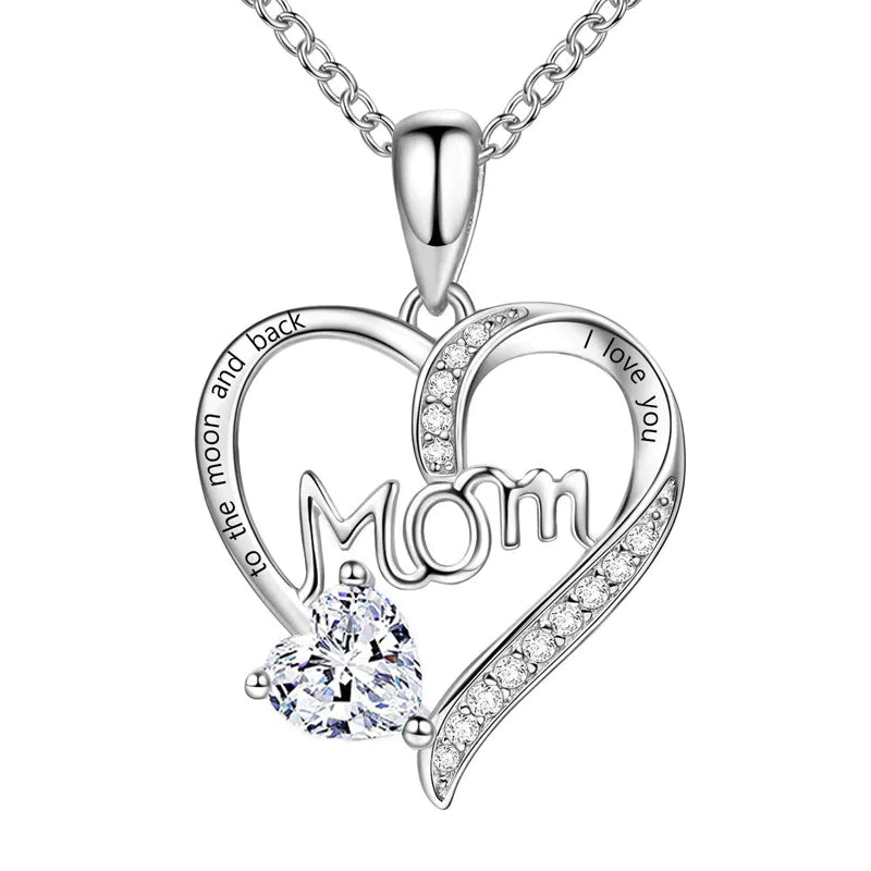Diamond-Studded Letter Necklace